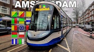  All the Lines - Trams in Amsterdam (2023) [4K]