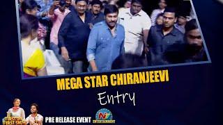 Mega Star Chiranjeevi Entry At First Day First Show Pre Release Event | Anudeep KV | Srikanth | NTV