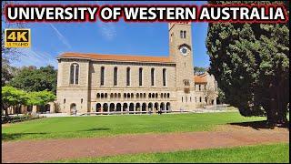 Walking Tour 4K: UNIVERSITY OF WESTERN AUSTRALIA (Perth, Australia)