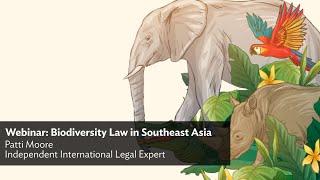 Webinar - Biodiversity Law in Southeast Asia