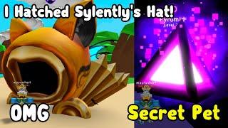 OMG I Hatched A Secret Sylently's Hat! Got Pyramidium Secret Pet! - Bubble Gum Simulator