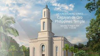 Groundbreaking Ceremony of the Cagayan de Oro Philippines Temple [With English Subtitles] - 8/31/24