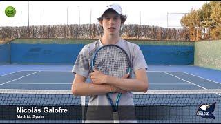 Nicolás Galofré - College tennis recruiting video Fall 2022