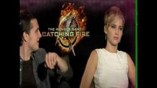 Jennifer Lawrence and Josh Hutcherson Imitates Aussies