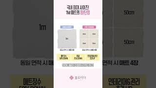 국내 최대 사이즈 1M! #시공매트 전문업체에서 장단점 솔직비교