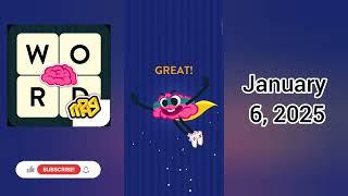 WordBrain Brainy’s New Year Event January 7, 2025 - All Parts Answers