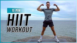 15 Minute Fat Burning Cardio HIIT Workout | Burn 300 Calories | No Equipment, No Repeat