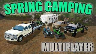 SPRING CAMPING | JOHN DEERE GATOR + CAN-AM ATV AND MORE | MULTIPLAYER