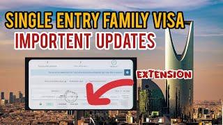 Important update single entry family visa extension