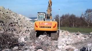 Hydraulic concrete pulverizer Arden Equipment BBH800B on LIEBHERR