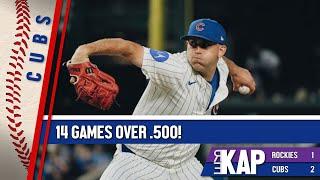 REKAP: ️ Chicago Cubs 2-1 win over Colorado Rockies. ‘14 games over .500 after the ’