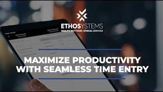 1   Time Entry with ETHOSystems & Sage Intacct