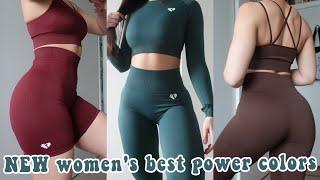 NEW women's best power seamless collection colors | review and try-on haul