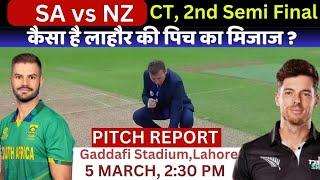 South Africa v New Zealand: Gaddafi Stadium Pitch Report | Lahore Pitch | Champions Trophy SemiFinal