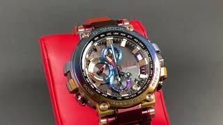 Limited Edition!  Casio MT-G G-Shock Red and Rainbow!