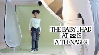 The Baby I Had At 22 Is Now A Teenager | Her Photoshoot, Birthday + What She Got