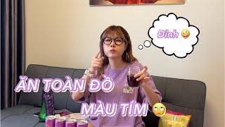 Một Ngày Ăn Toàn Đồ Màu Tím Cùng Bà Chủ Kênh  | Soanh Diệp Channel