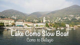 Lake Como Slow Boat: Como to Bellagio