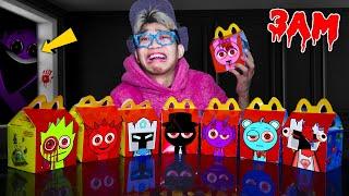 JANGAN PERNAH BELI SEMUA SPRUNKI HAPPY MEAL Jam 3 PAGI!!!