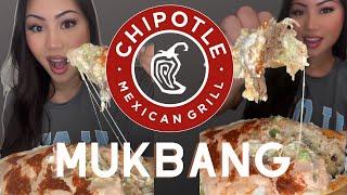 MASSIVE Chipotle bowl Mukbang ️