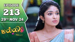 Malli Serial | Episode 213 | 29th Nov 2024 | Nikitha | Vijay | Saregama TV Shows Tamil