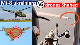 [/] L'Ukraine abat des drones Shahed depuis ses hélicoptères Mi-8