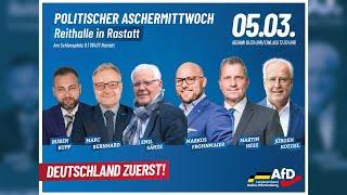  Politischer Aschermittwoch live aus der Reithalle in Rastatt