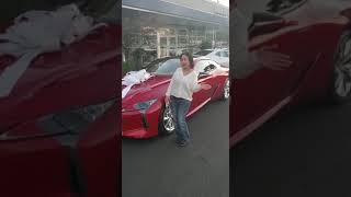 DM DR She just got her dream car the Lexus LC 500 from Dan at Marin Acura