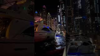 Dubai marina | marina night view | #shortvideo #shorts #youtubeshorts