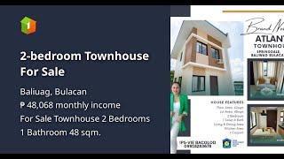 2-bedroom Townhouse For Sale