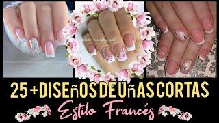 25+DISEÑOS DE UÑAS CORTAS ESTILO FRANCÉS 2023 #diseñosdeuñas #tendenciaenuñas #uñas2023 #uñasdemoda