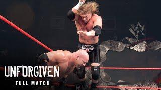 FULL MATCH: Triple H vs. Goldberg — World Heavyweight Title Match: Unforgiven 2003