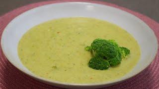 Die perfekte Brokkoli Creme Suppe in nur 20 Minuten | Brokkoli Rezept