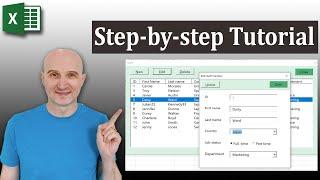 How to Create a Data Entry Form in Excel