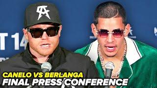 Canelo vs Edgar Berlanga • Final Press Conference & Face Off Video