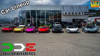 Daily Driven Exotics Car Lineup In Kelowna | August Luxury Motorcars SHOWROOM!!!