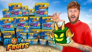 Unboxing 100 Mystery Blox Fruit Plushies (FREE CODES)