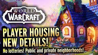 WoW Player Housing For Everyone and Neighborhoods! New Information Revealed!