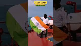 Independence day at USA Coast | flag viral video | india flag short video