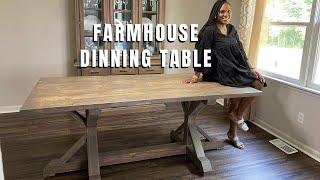 Easy DIY Farmhouse Table | How to Build