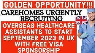 UK Care Homes Recruiting In 2023 From Overseas With Visa Sponsorship,  Opportunities For All