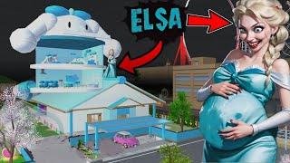 السا الحامل المسكونه Girl ELSA Pregnant Haunted ( Zombie )  | SAKURA SCHOOL SIMULATOR Horror Drama