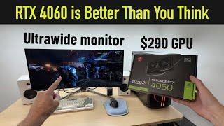 What if we use RTX 4060 to game on Ultrawide 1440p monitor? [3440x1440]