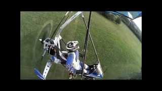 rc microlight ultralight trike weightshift flexwing - dogcamsport wide test