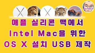 ② Apple Silicon(M1, M2, M3, M4) Mac에서 Intel Mac 전용 OS X 설치 USB 디스크 만드는 방법, #69