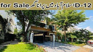 10 Marla Corner House For Sale D-12 Islamabad