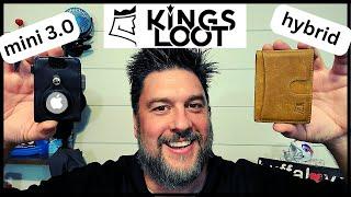  Kings Loot wallets tested. Minimalist Wallet. KINGS LOOT hybrid and KINGS LOOT Mini 3.0 [449] 