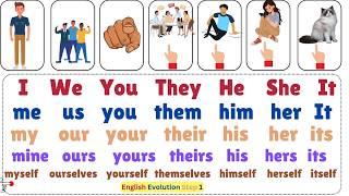 Improve English Speaking : Personal Pronouns In English.