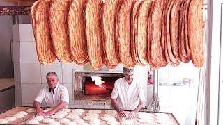 70 Years Old Bakers Bake Barbari Bread in a Traditional Oven: Barbari Bread Recipe