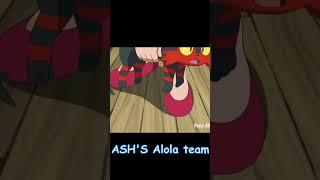 ASH's Alola Team {NO ROOTS} #pokemon #short #hindi